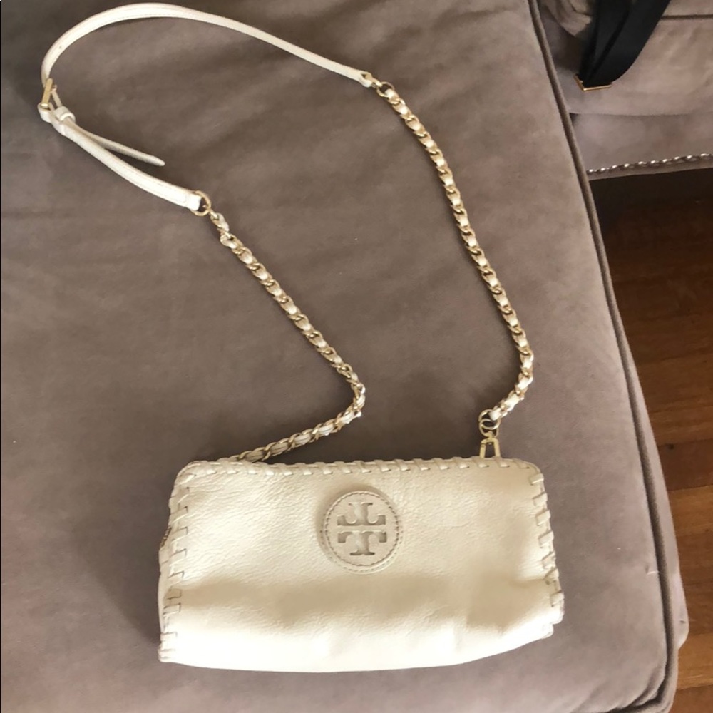 Tory Burch white purse